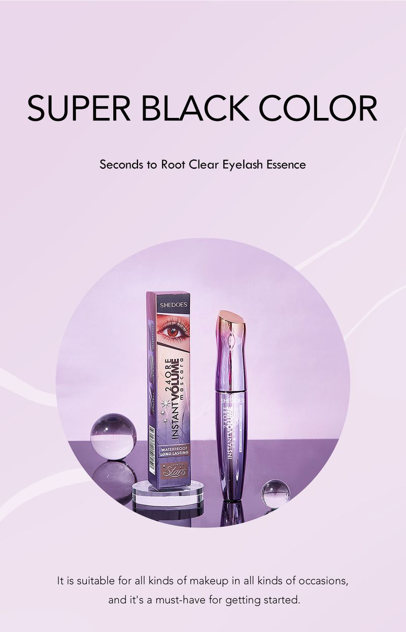 Makeup Explosion Mascara volumizzante a lunga tenuta, impermeabile, sottile, lungo e naturale._voghion.com