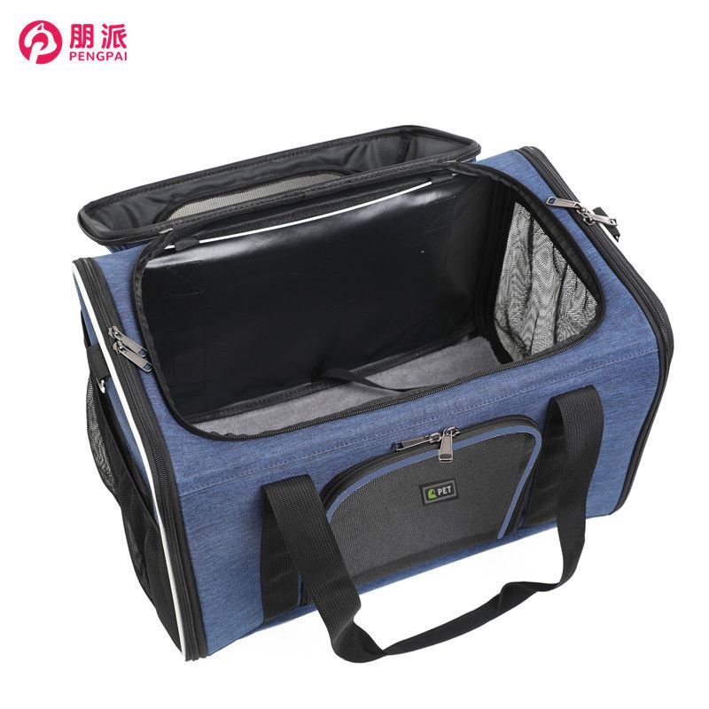 Pengpai Neue tragbare Hundetasche für den Außenbereich mit großer Kapazität, erhöhter atmungsaktiver Trolley, faltbar_voghion.com