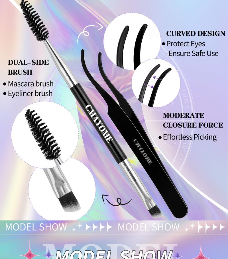 Cílios postiços segmentados de cluster único faça você mesmo 30D + 40D conjunto kit de cílios de grande capacidade para maquiagem personalizável_voghion.com