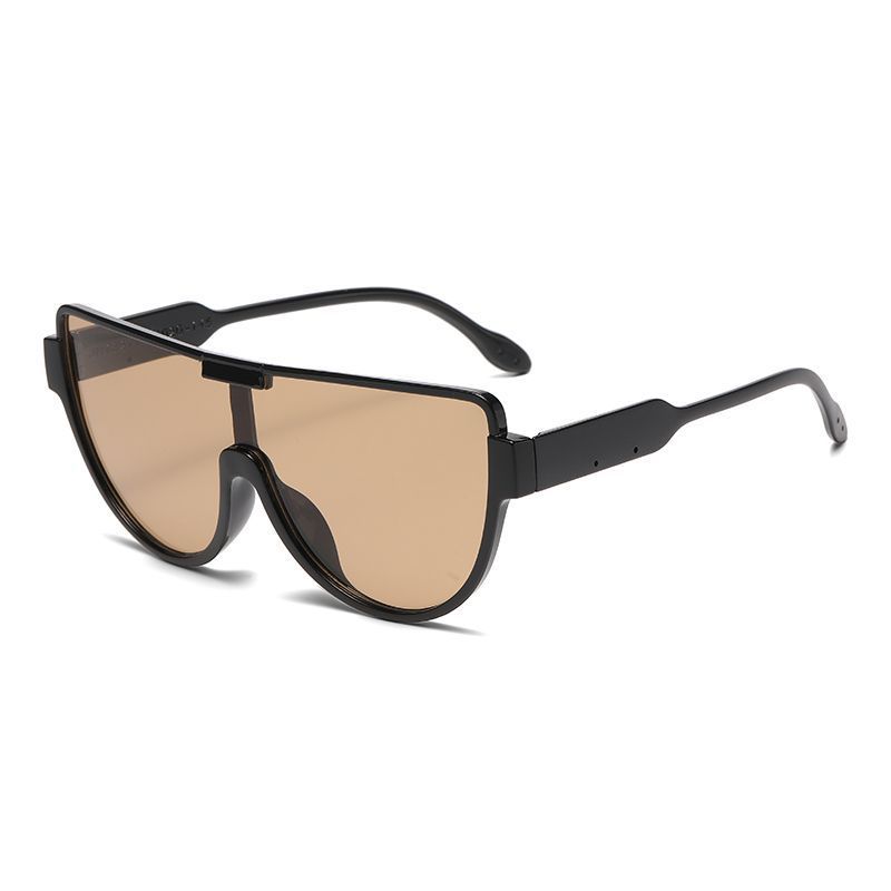 Occhiali da sole da aviatore monoblocco con montatura grande alla moda, occhiali da sole da ciclismo personalizzati con mezza montatura_voghion.com