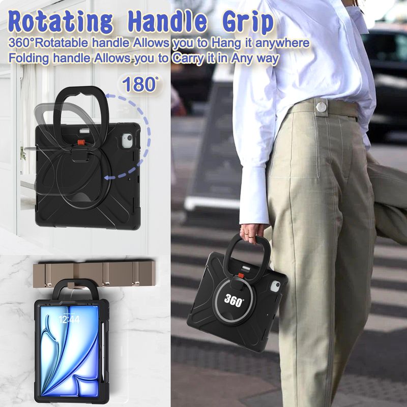 Suitable for iPad Air 13 2024 suction pen slot A3006 new model tablet protective case_voghion.com