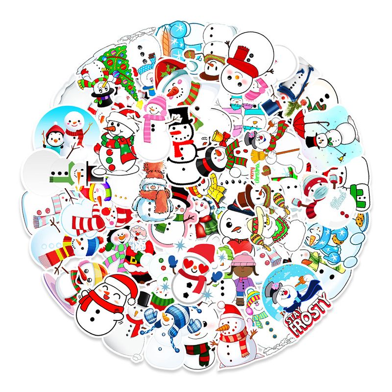 Stickers 50 Sheets/100 Sheets Non Infringing Cross Border Halloween Christmas Graffiti Stickers Holiday Party Notebook Stickers Waterproof_voghion.com