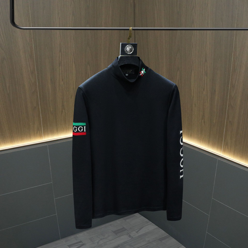 Abbigliamento maschile Autunno Fondo Top Maniche lunghe Moda Velluto Calde Felpe_voghion.com