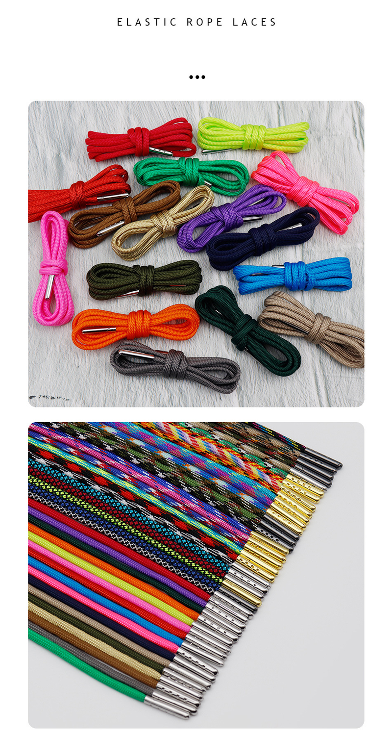 Accessoires pour chaussures corde de parapluie en polypropylène avec cordon de serrage pour corde de chapeau, corde de chaussure, corde de vêtements, pantalon, accessoires pour chaussures_voghion.com
