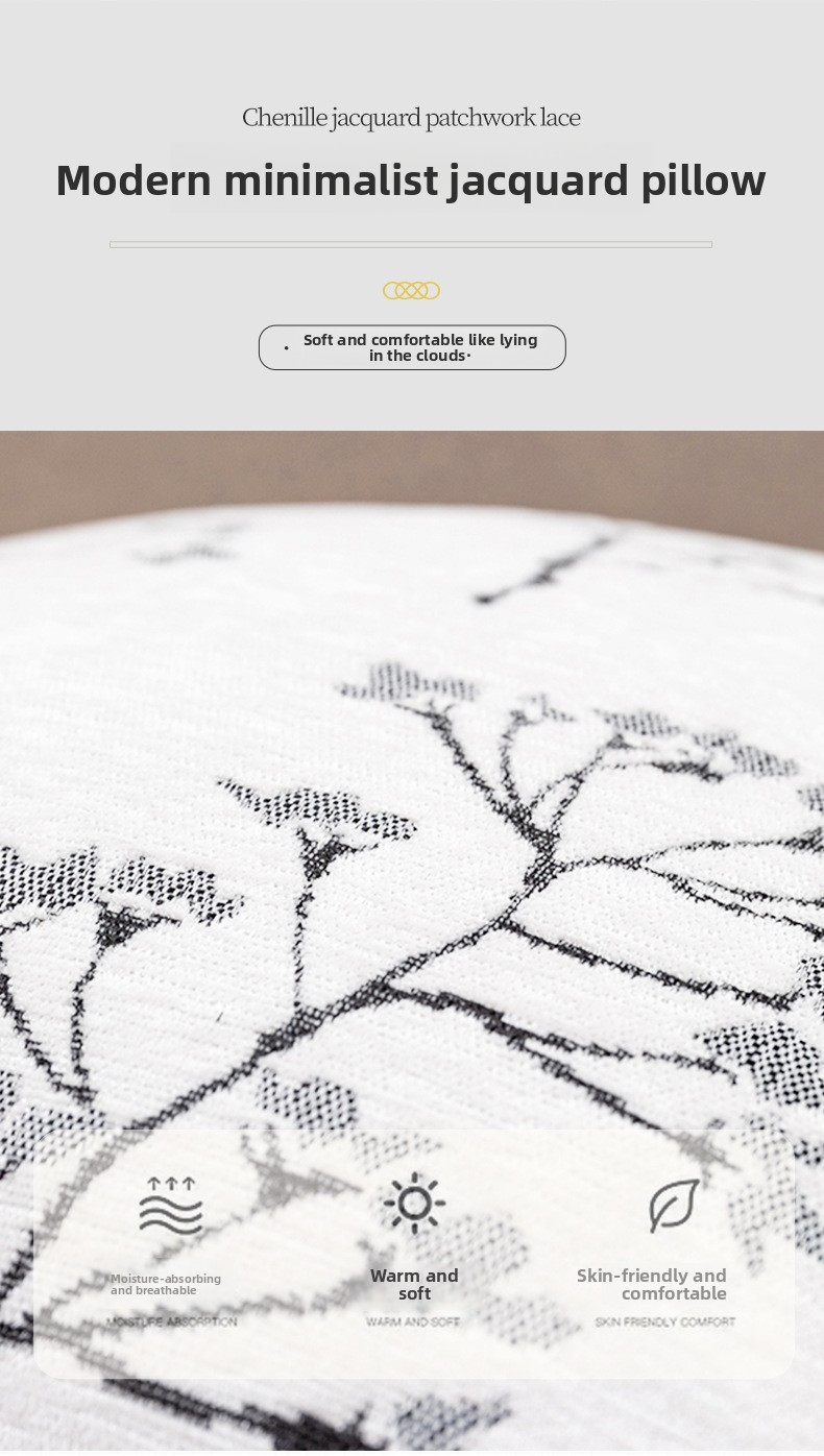 Housse de coussin de luxe en jacquard 45 x 45 cm – Housse de coussin géométrique moderne pour canapé, lit et chaise – Décoration d'intérieur élégante_voghion.com