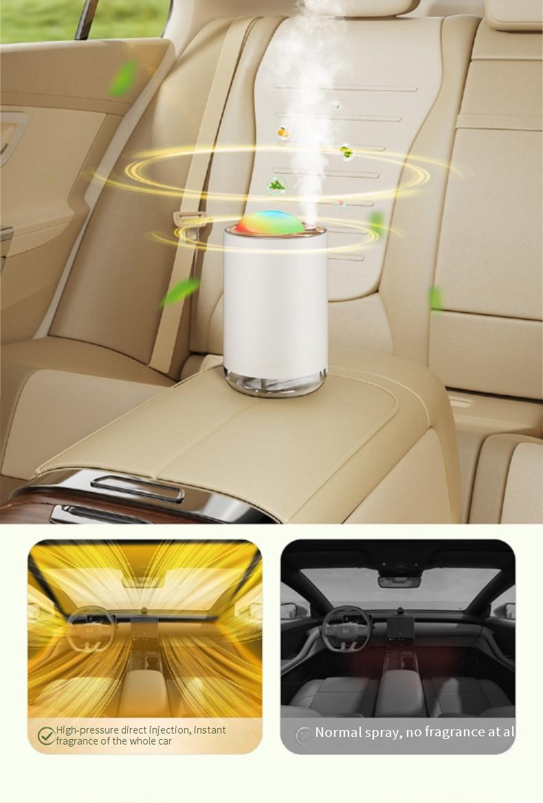 Auto Spray Car Diffuser – Smart Aromatherapy Humidifier With Timer & Silent Operation For Vehicles & Offices_voghion.com