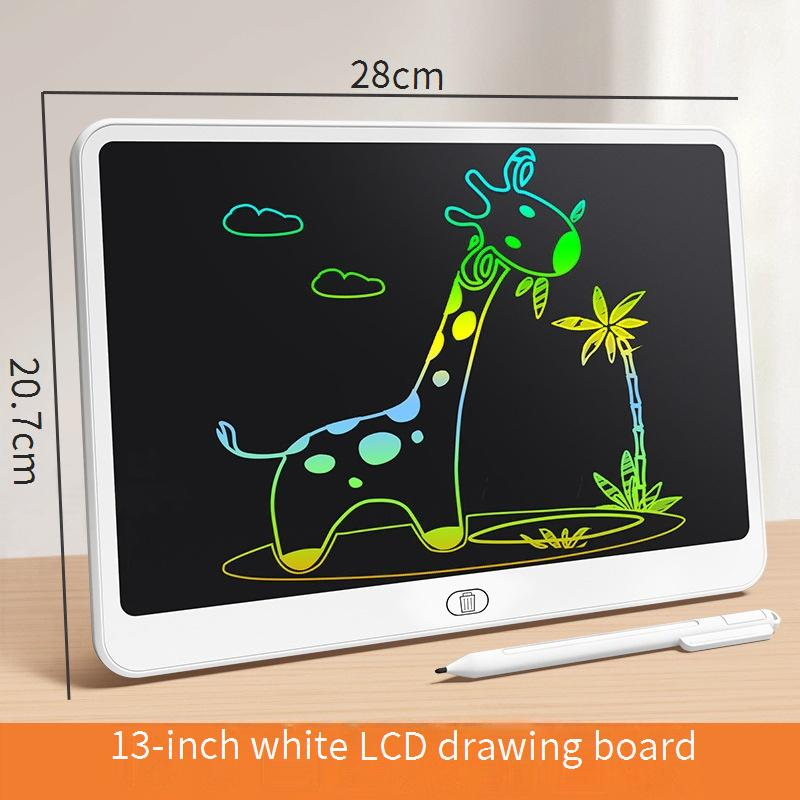 Reusable LCD Drawing Tablet For Kids - 8.5/11/13/16 Inch Doodle Board, Eye-Friendly Writing Pad, Portable Sketch Board For Toddlers & Adults_voghion.com