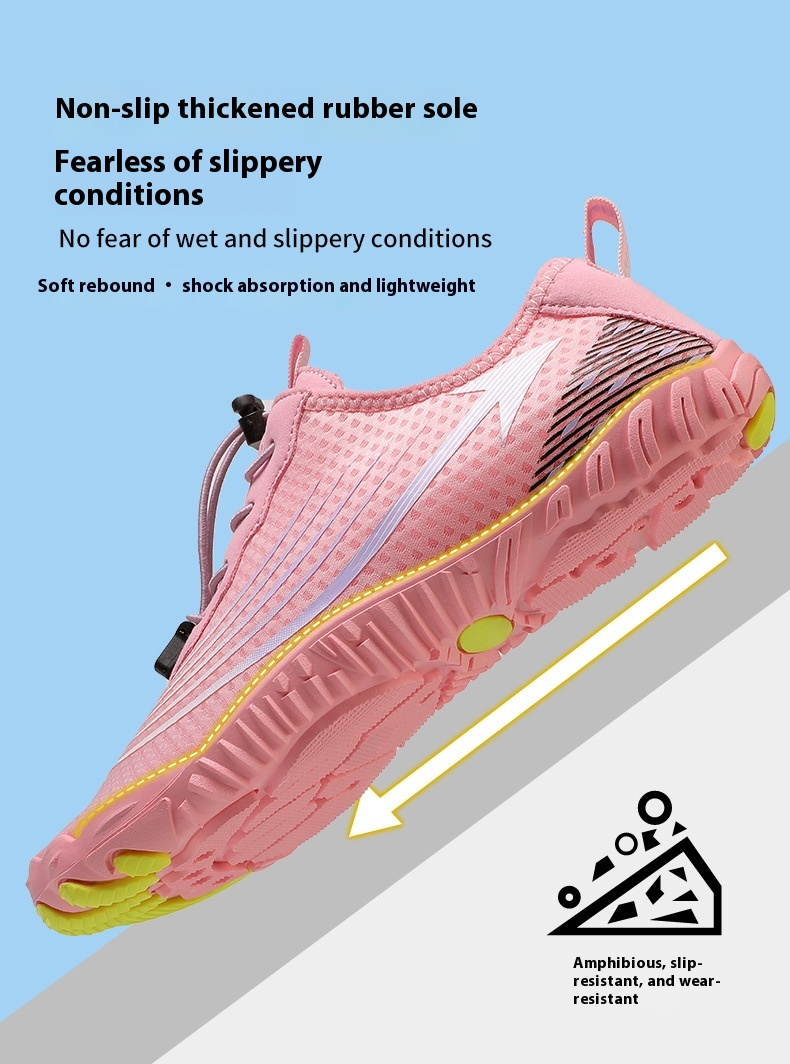 Unisex Water Shoes For Swimming, Running, Cycling, Yoga & Beach - Lightweight, Quick-Dry, Non-Slip With Breathable Mesh For Outdoor Adventures_voghion.com