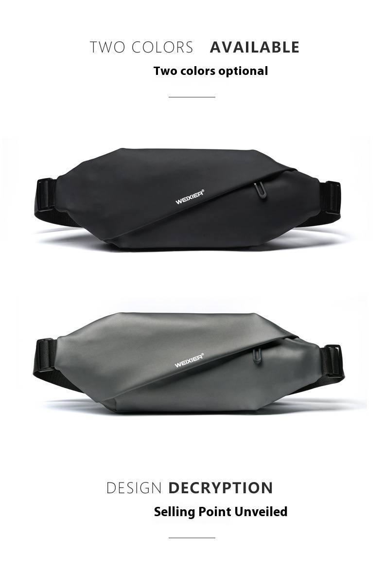 Marsupio da uomo, borsa a tracolla, borsa da corsa, multifunzionale, borsa da petto, borsa a tracolla per sport e tempo libero, impermeabile, marsupio per cellulare, borsa da uomo_voghion.com