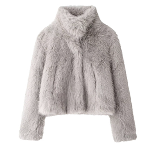 Gemütlicher Sherpa-Fleecemantel für Damen – Lange Winterjacke aus Kunstpelz mit Stehkragen und Taschen (S/M/L, mehrere Farben)_voghion.com