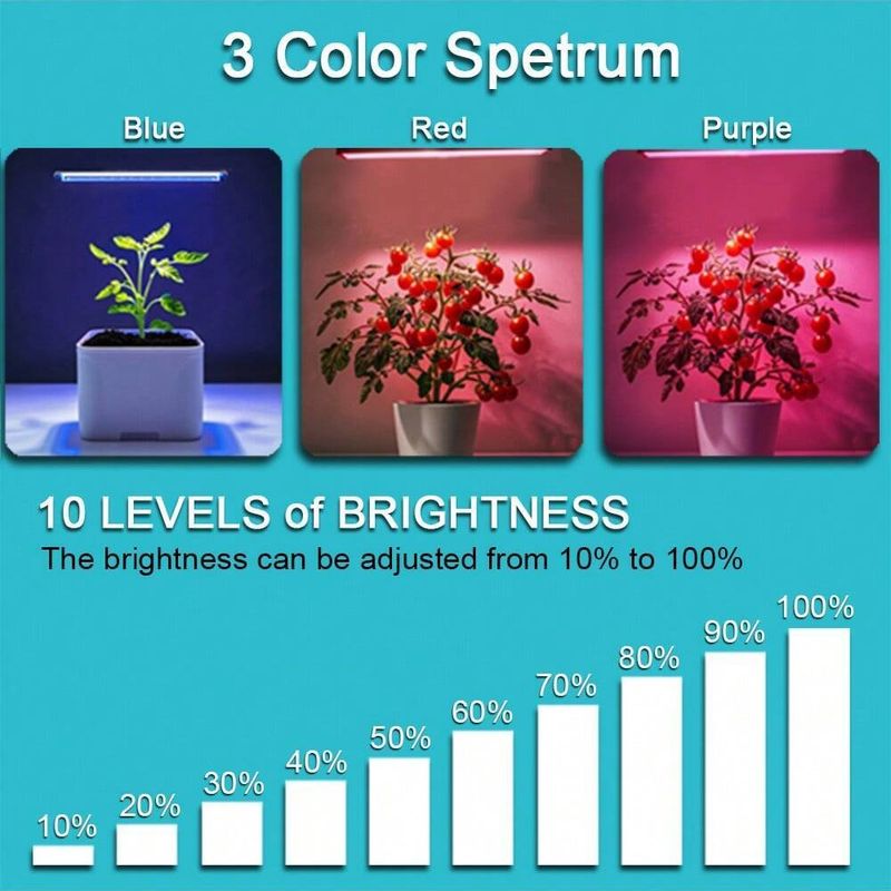 LED Plant Grow Light, Full Spectrum Standing LED Plant Growing Lamps With Timer And Adjustable Tripod Stand,Floor Lights Fit For Indoor Plants Growing_voghion.com