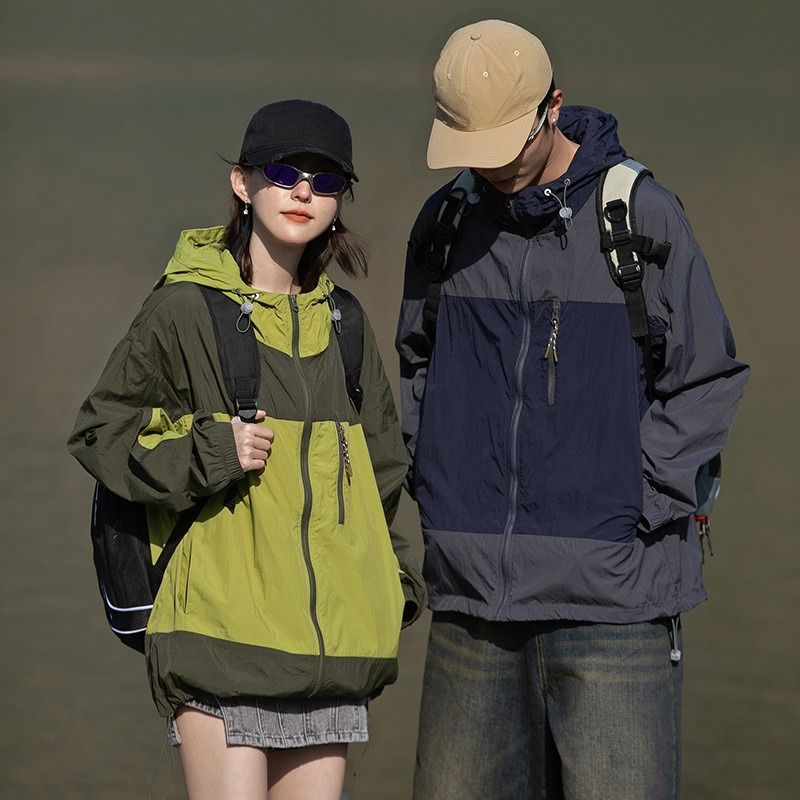 GlacierSilk UPF50+ Cooling Sun Hoodie – Unisex Breathable UV Protection Shirt For Summer Hiking & City Strolls (S-2XL)_voghion.com