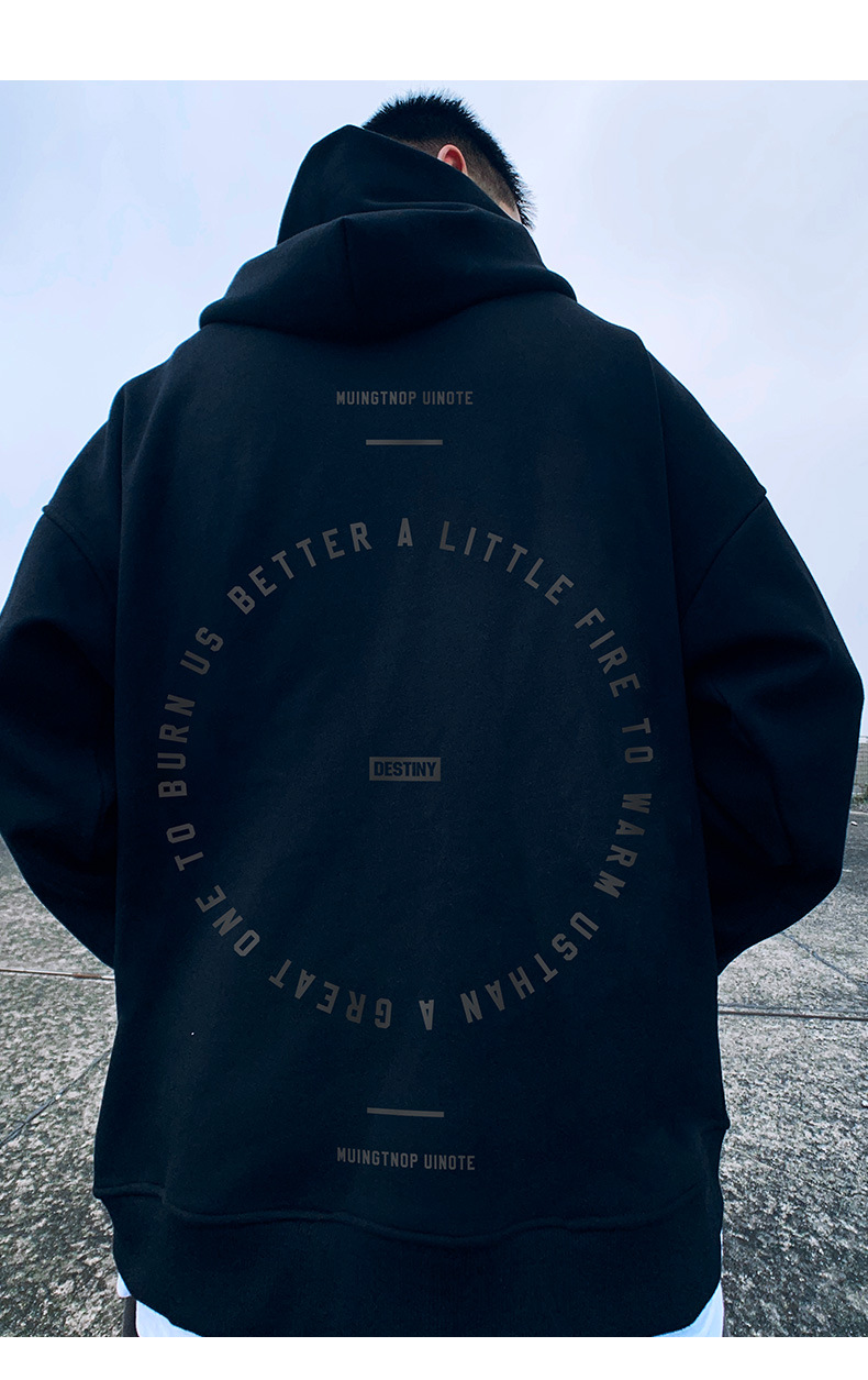 Felpa con cappuccio con cerniera di marca taglie forti Abito da coppia Primavera e autunno Maglione cardigan alla moda da uomo grasso_voghion.com