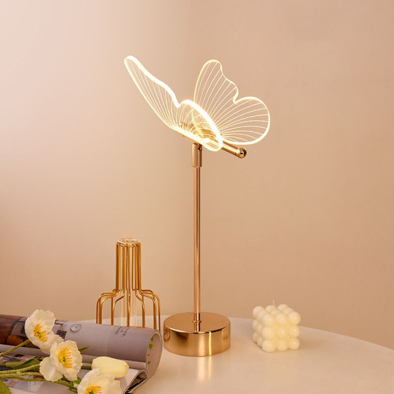 Lampada da scrivania a forma di farfalla, Instagram, celebrità adolescente di Internet, atmosfera da comodino, serata creativa_voghion.com