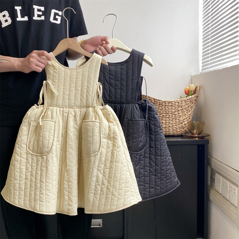 Sen – robe de princesse sans manches pour filles, gilet de noël à la mode, nouvelle collection automne/hiver 2023_voghion.com