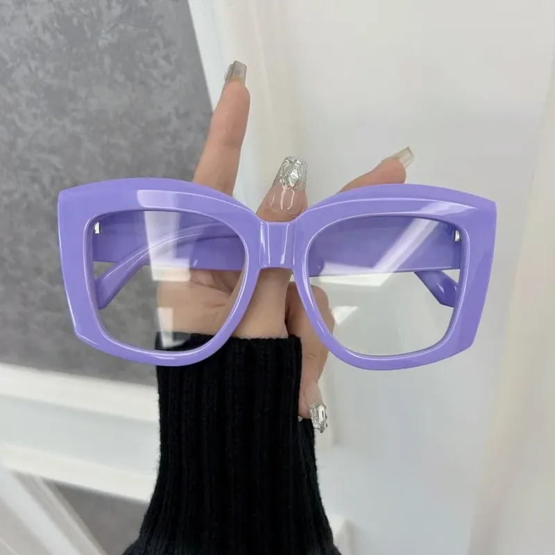 Montature per occhiali da vista vintage alla moda, da donna e da uomo, trasparenti, di marca, firmate, retrò, con montatura per occhiali._voghion.com