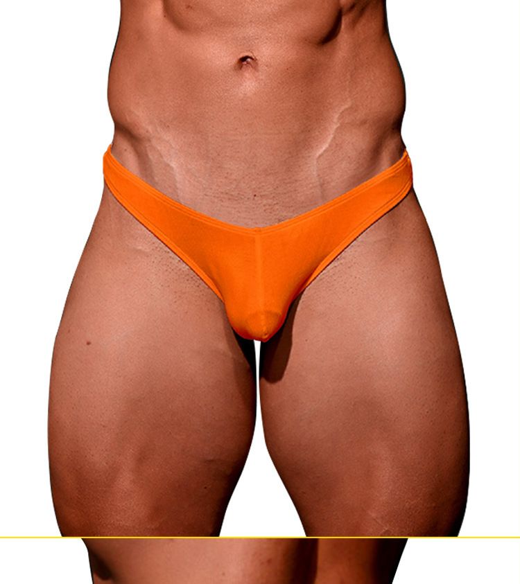 Small Triangle Modal Sexy Low Waisted Triangle Trousers Excitement Pouch Bikini Men's Trousers_voghion.com
