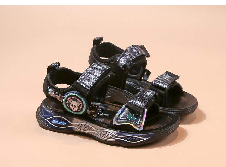 Klettverschluss Große Jungen Knopf Stil 2024 Sommer Neue Sandalen Strandschuhe_voghion.com