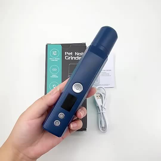 Meuleuse électrique, lumière LED, tondeuse pour chats et chiens, coupe-griffes rechargeable par USB, tondeuse de toilettage pour animaux de compagnie par PawParty Store_voghion.com