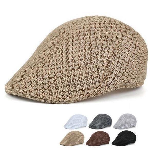 Hat For Men Women, Outdoor, Spring And Autumn, Net Duckbill Casual Painter Summer Sun Protection Hat, Forward Hat_voghion.com