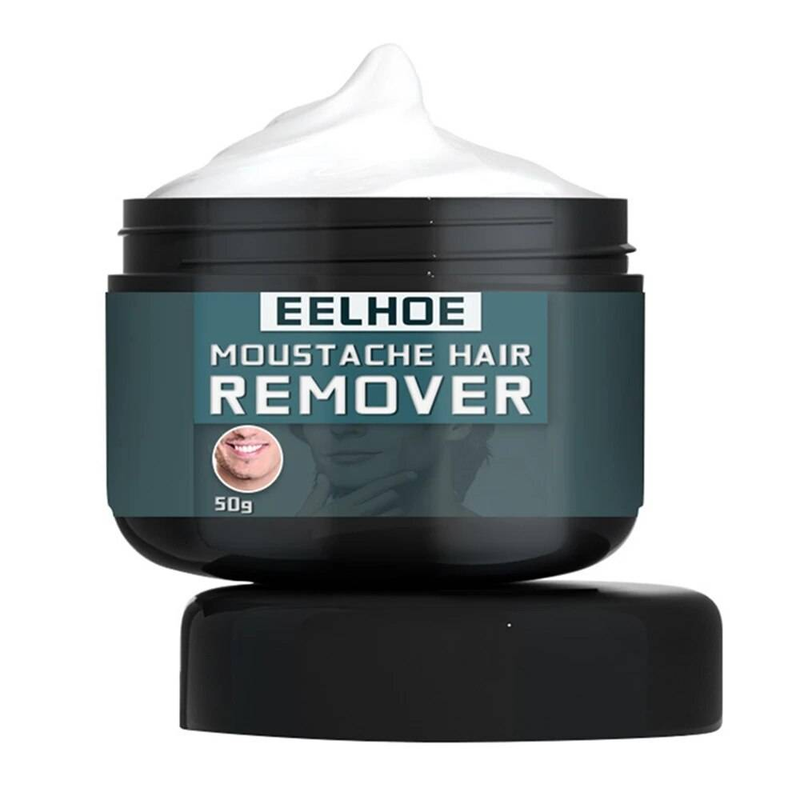 QLZHANFU 50g Männer Schnurrbart Haar Entfernung Creme Enthaarung Körper Achselhöhle Brust Bein Bart Rasieren Milde Sanfte Schmerzlose Schönheit Gesundheits pflege_voghion.com
