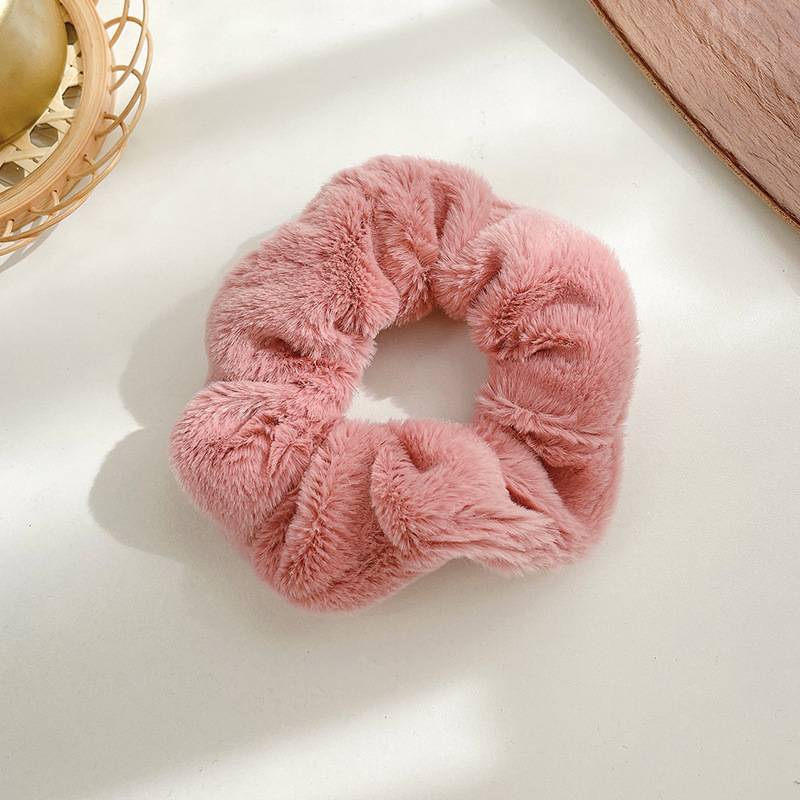 Nastri per capelli morbidi e caldi Fascia per capelli elastica pelosa Porta coda di cavallo per donna Porta coda di cavallo Elastico per capelli Cravatte per capelli Accessori per capelli_voghion.com