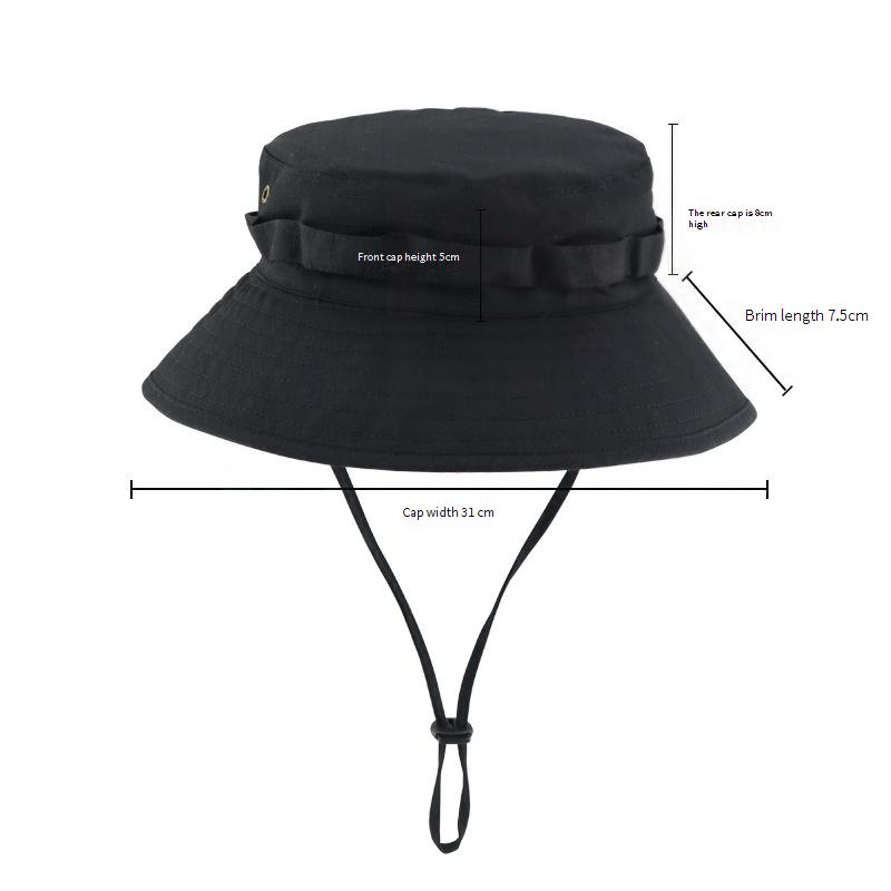 Cappello da pescatore all'aperto, mimetico di seconda generazione, tattico Bennie, protezione solare, cappello a tesa rotonda, ciclismo, estate, addestramento militare_voghion.com