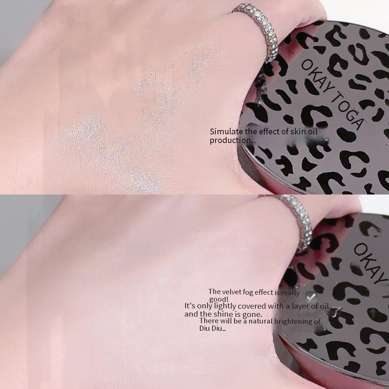 Poeder 30g Grote Capaciteit OKAY TOGA New Leopard Losse Poeder Matte Langdurige Make-up Zonder Make-up Waterdicht En Zweetbestendig_voghion.com