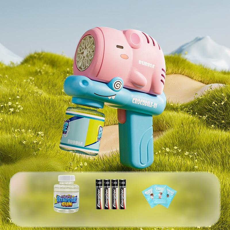 Capybara Bubble Gun - Handheld Electric Bubble Blower For Kids With Automatic Bubble Maker_voghion.com