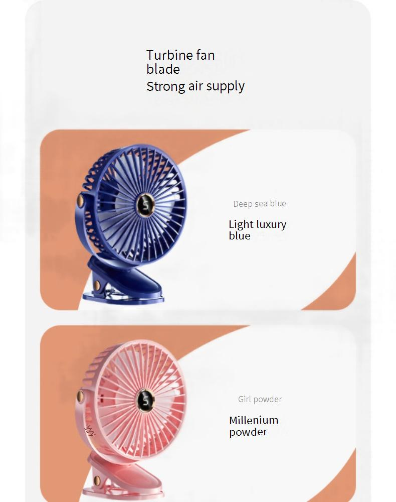 6 Inch USB Desk Fan - Dual Power (AC/USB) Quiet Office Fan (3 Speed Settings Adjustable Tilt ≤35dB Silent Mode)_voghion.com