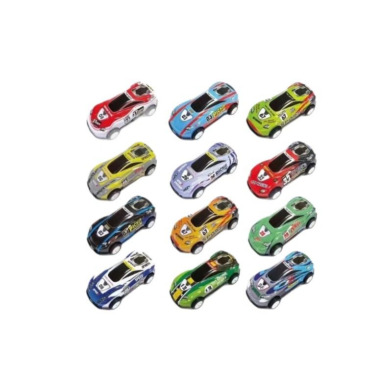 6,8 cm miniaturowy samochodzik z napędem pull-back, odporny na upadek, z nadrukiem na metalowej powierzchni, trwały samochodzik dla chłopców i dziewcząt_voghion.com