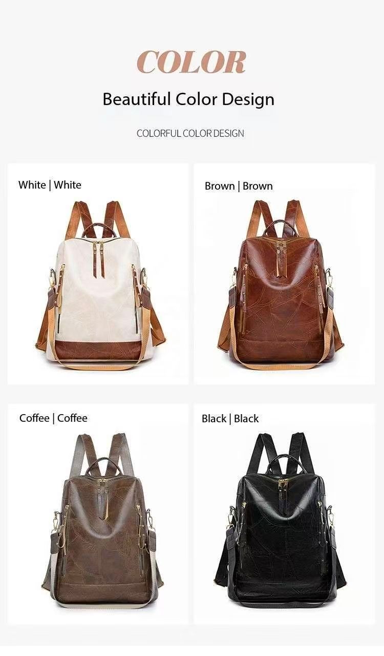 2025 Designer New Pu Capacity Computer Men And Women Commuting Bag Student Fashionable Versatile Travel Backpack_voghion.com