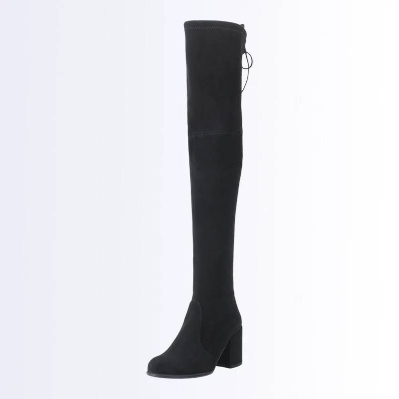 Stuart Weitzman Women's Boots Black Suede Lesley_voghion.com