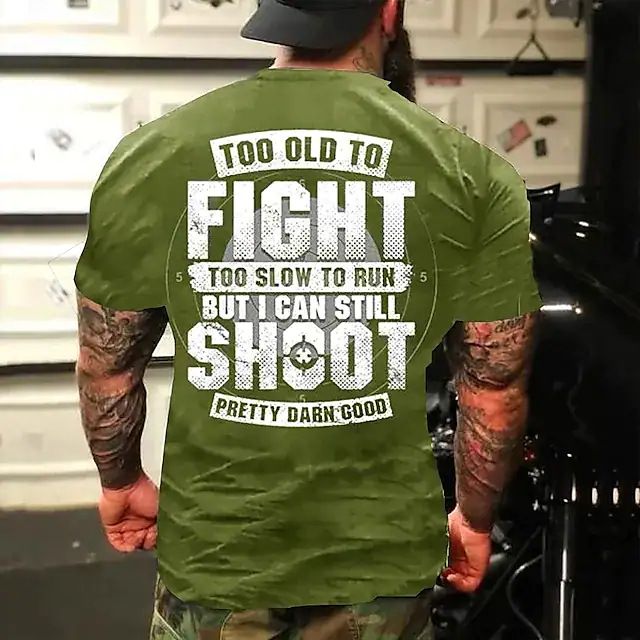 T-shirt da uomo a maniche corte, stile dritto e casual, di qualità imbattibile, con scollo rotondo e lettere stampate in 3D, modello 2025_voghion.com