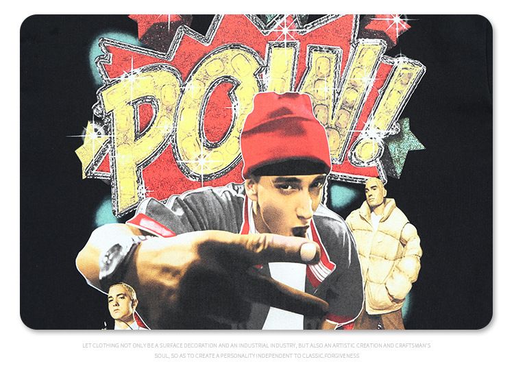 SUP Men's Wear | 2024 Spring/Summer New Product Trendy Brand American High Street Hip Ham Lord Portrait Printed Short_voghion.com