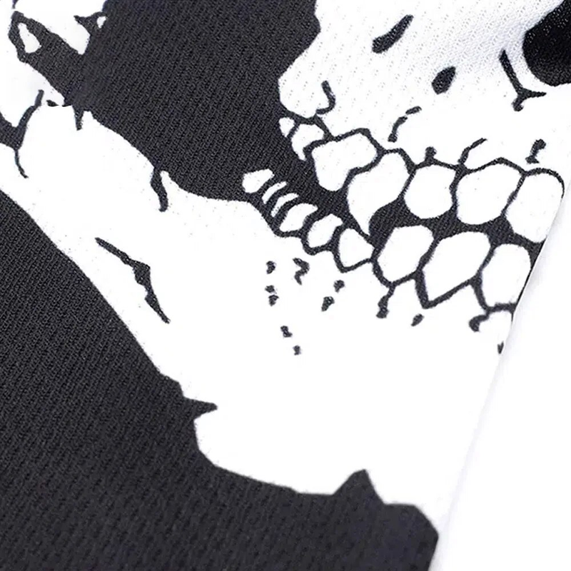 Halloween Skull Print Balaclava Cosplay Costume Ghost Full Face Bike Face Mask Outdoor Motorcycle Riding Men Hat Ski_voghion.com