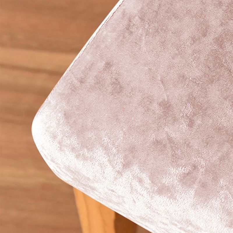 Premium Elastic Velvet Chair Cover - Gold Diamond Pattern For High Back Dining Chairs (Luxury Home & Hotel Use)_voghion.com