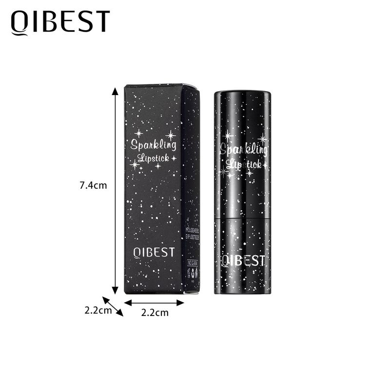 QIBEST faarwännernd Lippenstift, perlmutt, fein, glänzend, befeuchtend, einfach ze faarwen, temperaturännerend, Leit,_voghion.com