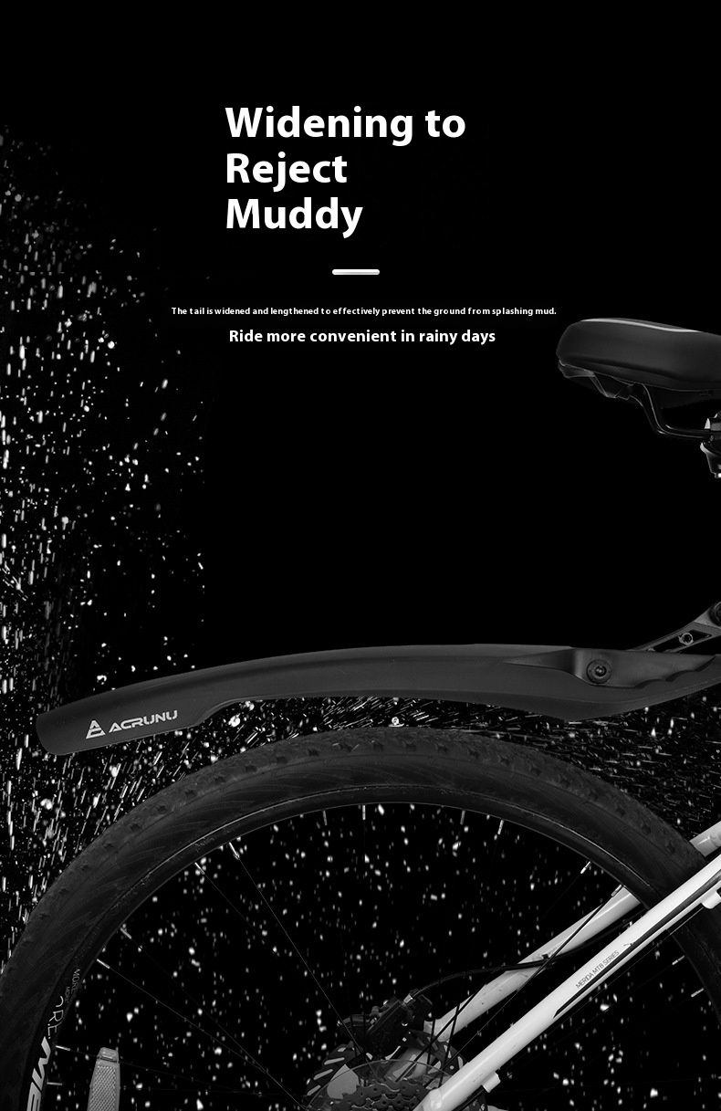 ACRUNU Fahrrad Mountainbike Rad komplett umwickelt Fliesen hinten Kotflügel 26 Zoll Regenschutz_voghion.com