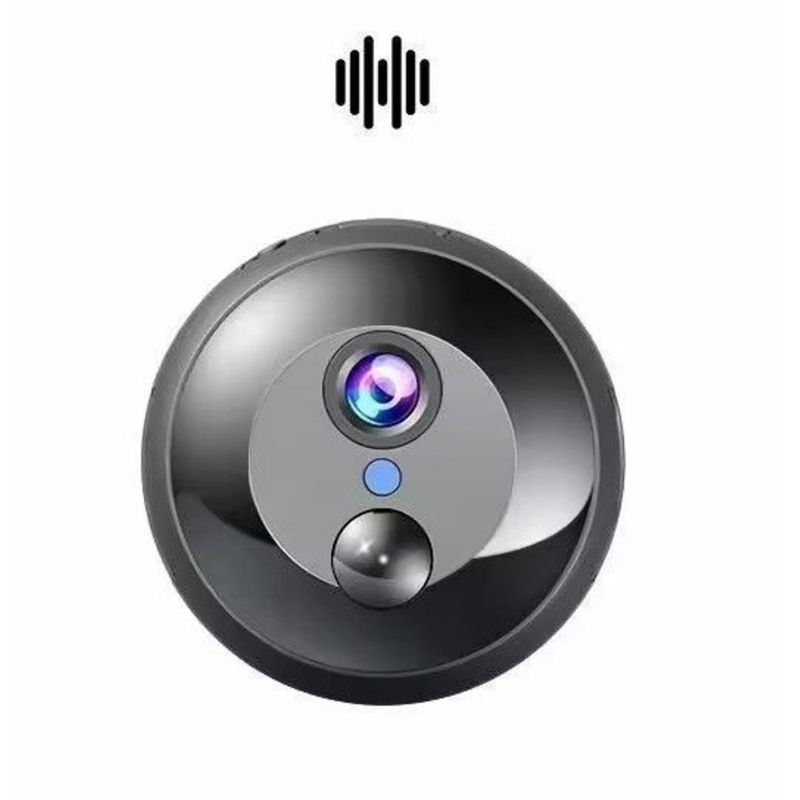Telecamera di sorveglianza wireless plug-in 5G, monitor intelligente, angolo morto a 360 gradi, per interni, senza connessione di rete, telefono cellulare_voghion.com
