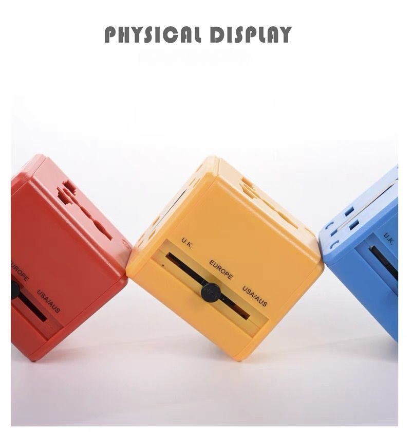 Travel Adapter For Overseas Trips, Multi-Functional US-EU-DE-UK Standard Converter, Universal Charger, Fast Charging_voghion.com