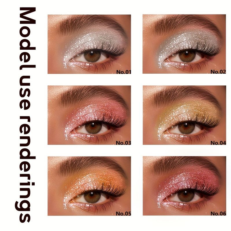 Lidschatten, vierfarbiger Perlglanz-Lidschatten, Perlglanz-Augenglanz, leicht zu kombinieren und zu verblenden, natürliches Make-up für den Alltag und die Bühne am Abend_voghion.com