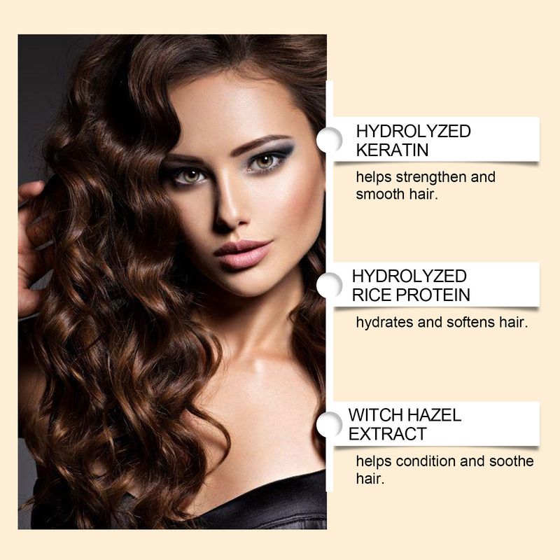 HOEGOA Locken definierendes tägliches Frisurenformungs-Textur-Feuchtigkeitsspendender Halt Natürlich schönes Styling-Spray_voghion.com
