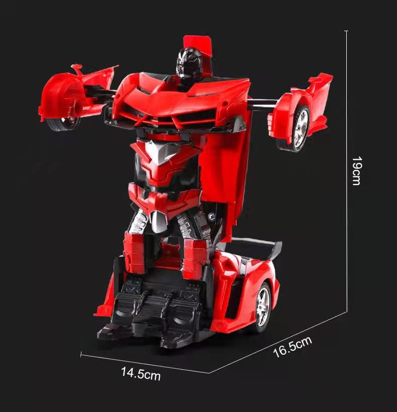 Remote One Click Deformation Car, Diamond Wireless Remote Control Car Robot, Charging Dynamic Boy And Children's Toys_voghion.com