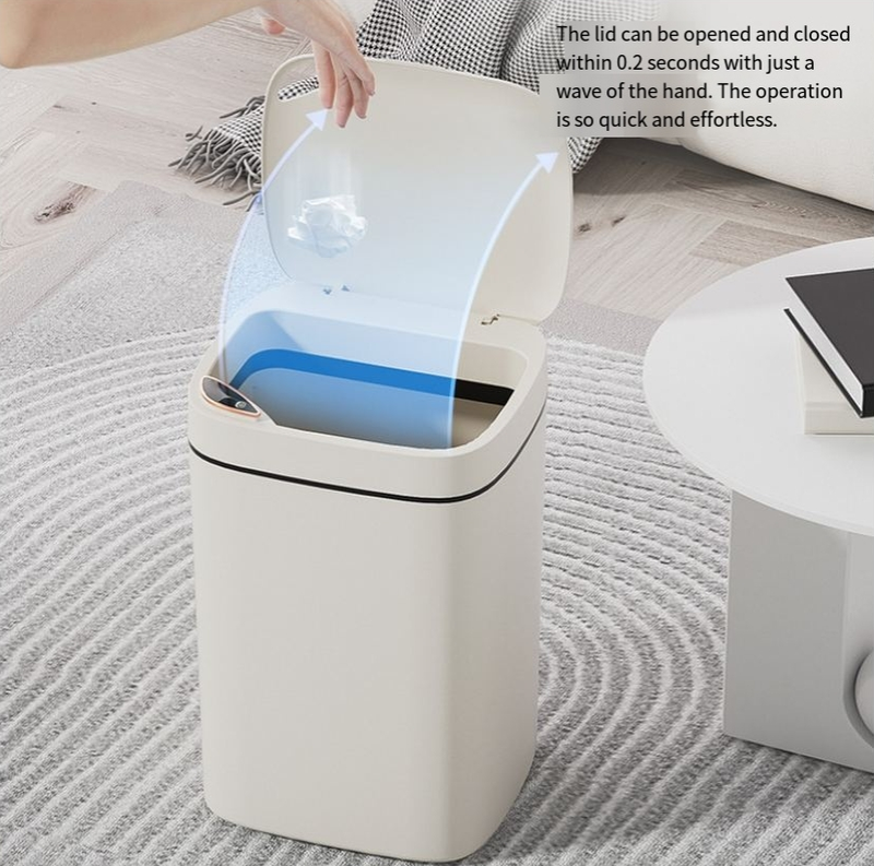Smart Trash Can High Value Household Kitchen Bathroom Large Capacity Automatic Lid Opening Sensor Trash Can_voghion.com