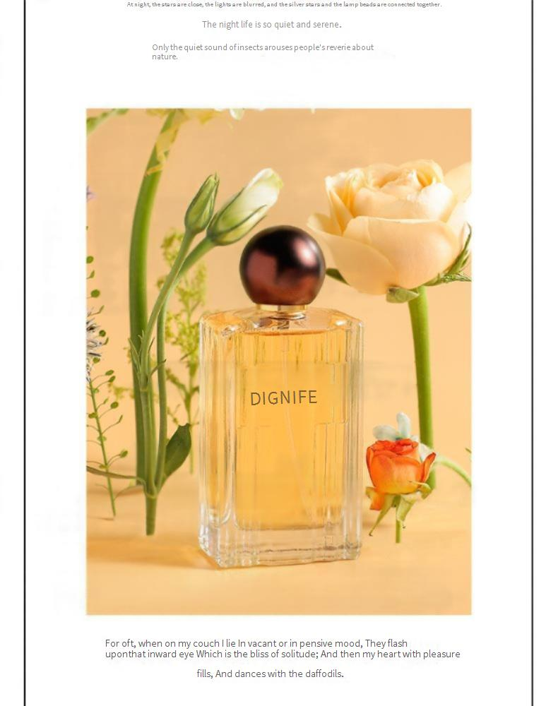 Eau de toilette diffusée en direct sur Internet par des célébrités, etc. Eau gratuite de Li Fei, parfum féminin, parfum floral, frais et durable pour les étudiants_voghion.com