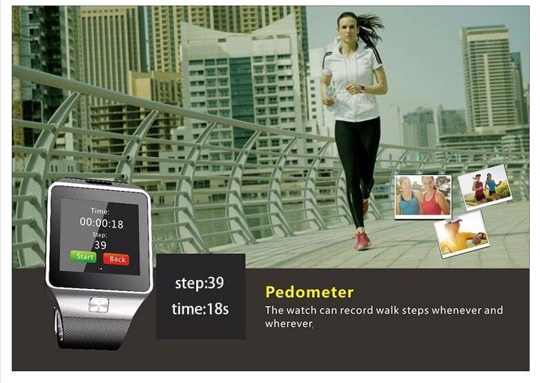 DZ09 Smart Watch With SIM Card Slot, Bluetooth, Touch Screen, Camera, Step Counter, Multi-Language Support For Men Women Kids_voghion.com