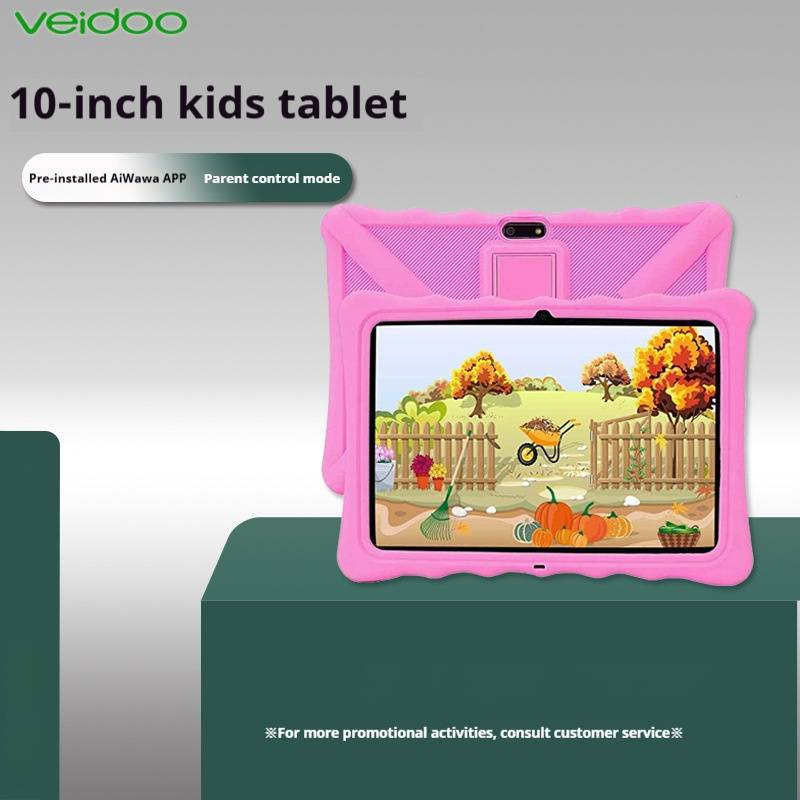 10,1-Zoll-Android-Lerntablet für Kinder – IPS-Bildschirm, Dual-SIM, GPS, Kindersicherung, 32 GB Speicher, 5–7 Stunden Akkulaufzeit_voghion.com