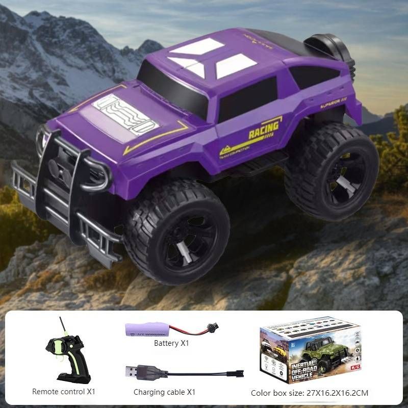Jeep tout-terrain télécommandée 4x4 – Voiture télécommandée rechargeable avec phares à LED, drift et escalade pour enfants (jaune/blanc/bleu/rouge/camouflage)_voghion.com