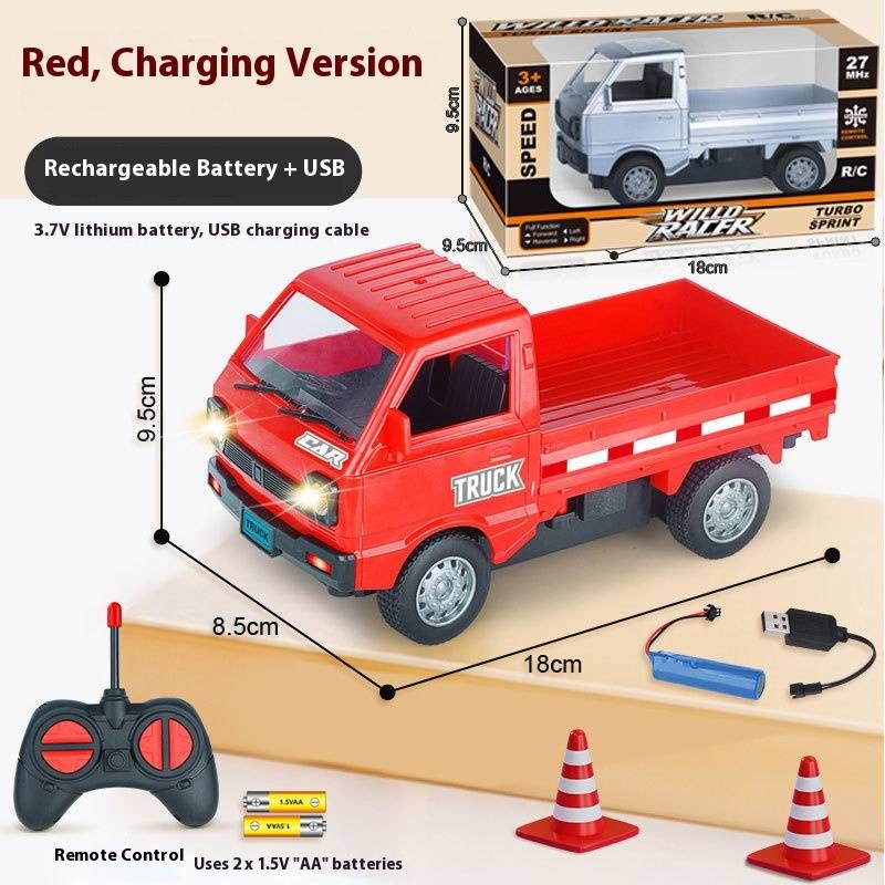 1:16 Scale RC Mini Truck – Suzuki-Inspired Remote Control Drift Car For Kids (4-6 Years) – Rechargeable Electric Toy With Realistic Cab_voghion.com